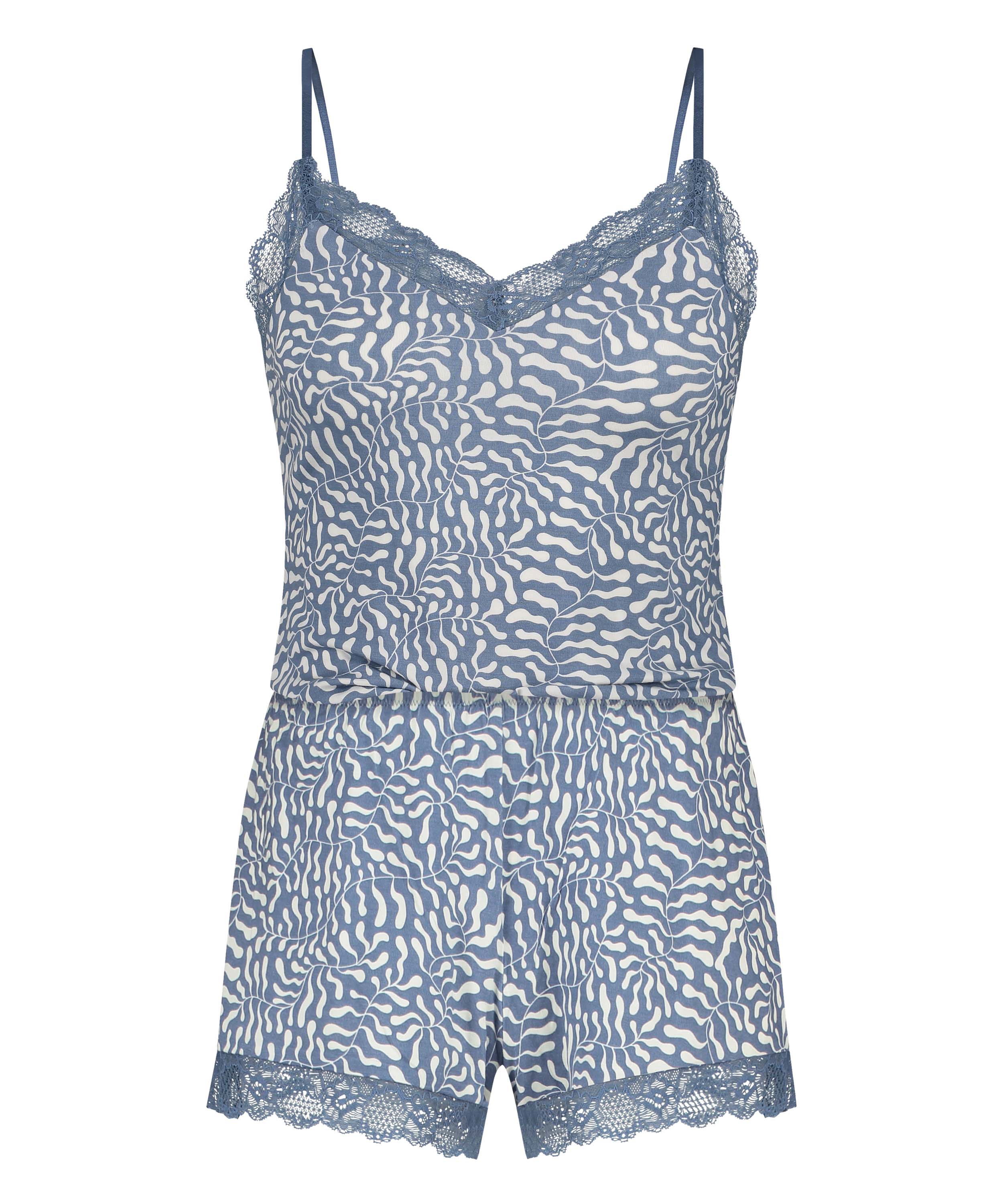 Ensemble de pyjama court Cami, Bleu, main