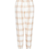 Pyjamahose aus Flanell, Beige