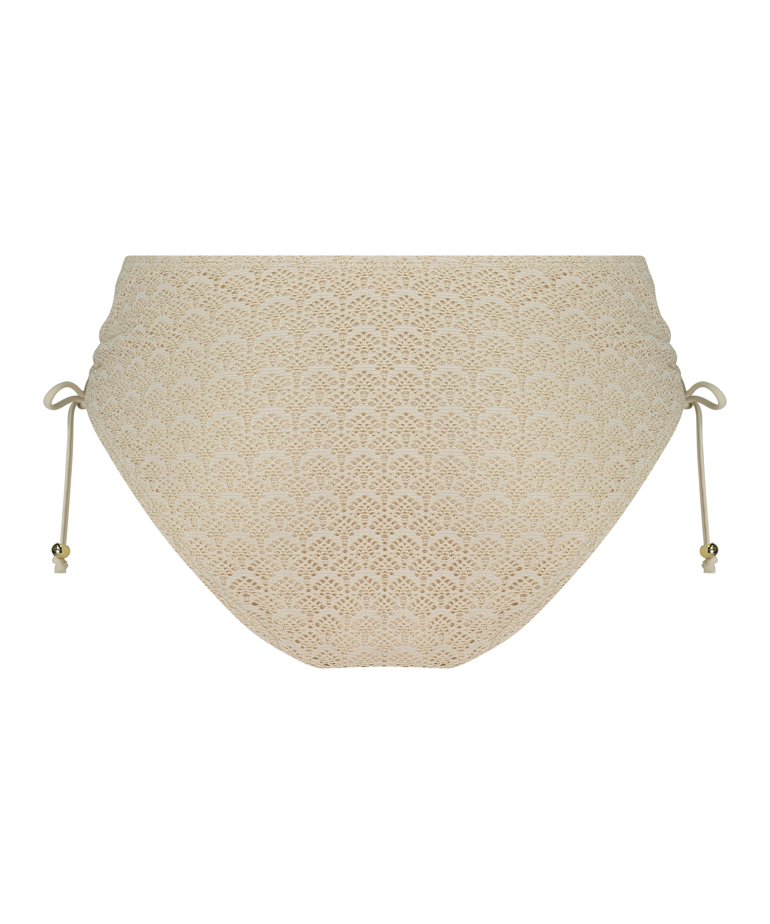 Bas de bikini Crochet, Blanc, main