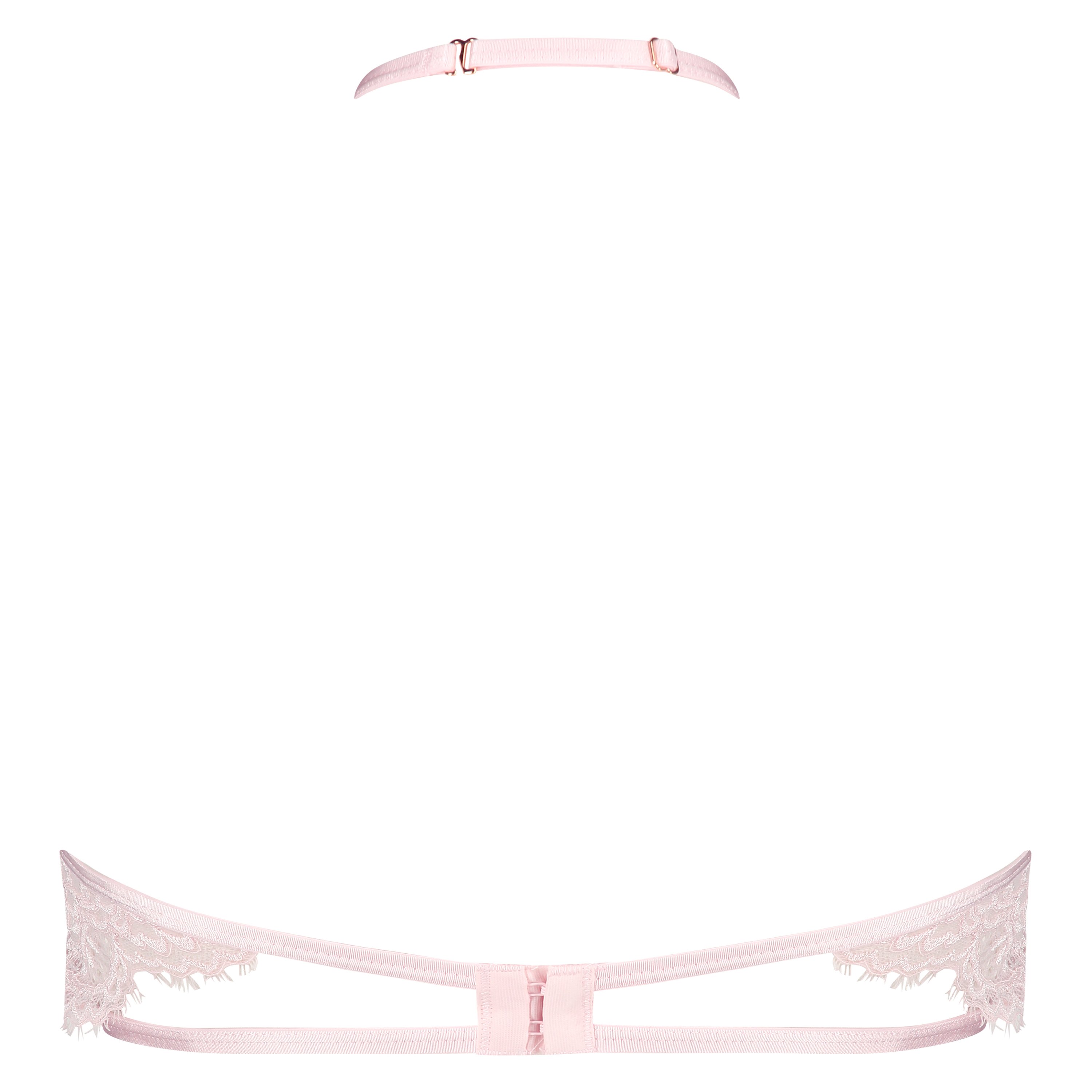 Unwattierter Halterneck-Bügel-BH Eve, Rose, main