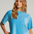 Top Rippsamt, Blau