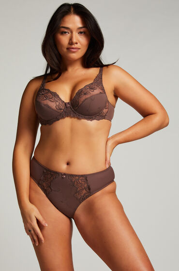 Image of Hunkemöller Hochgeschnittener Slip Diva Braun