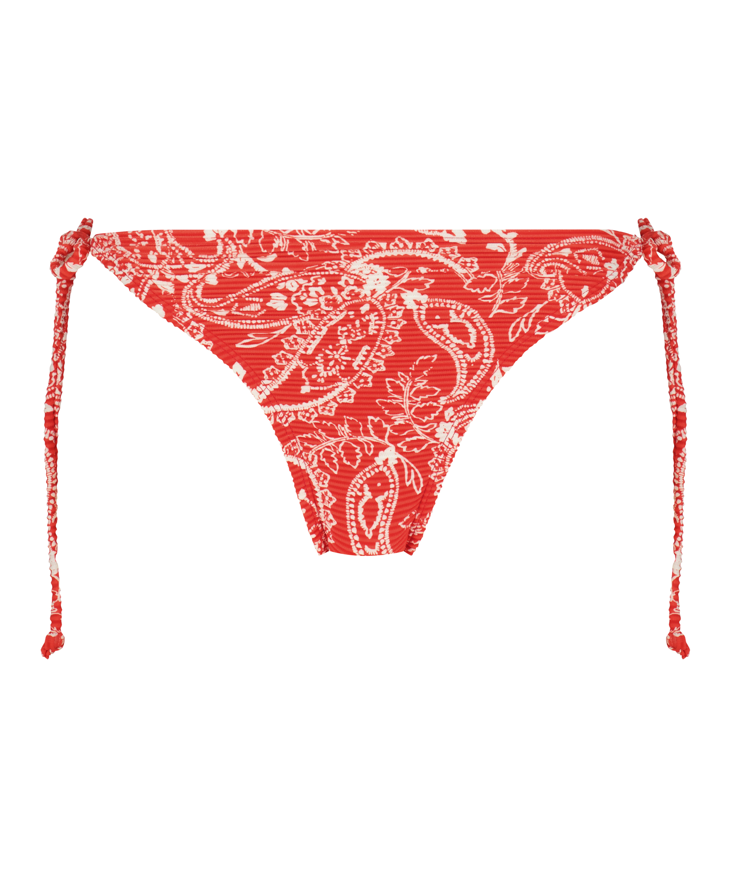 Brazilian tanga Bikini-Slip Paisley, Rot, main