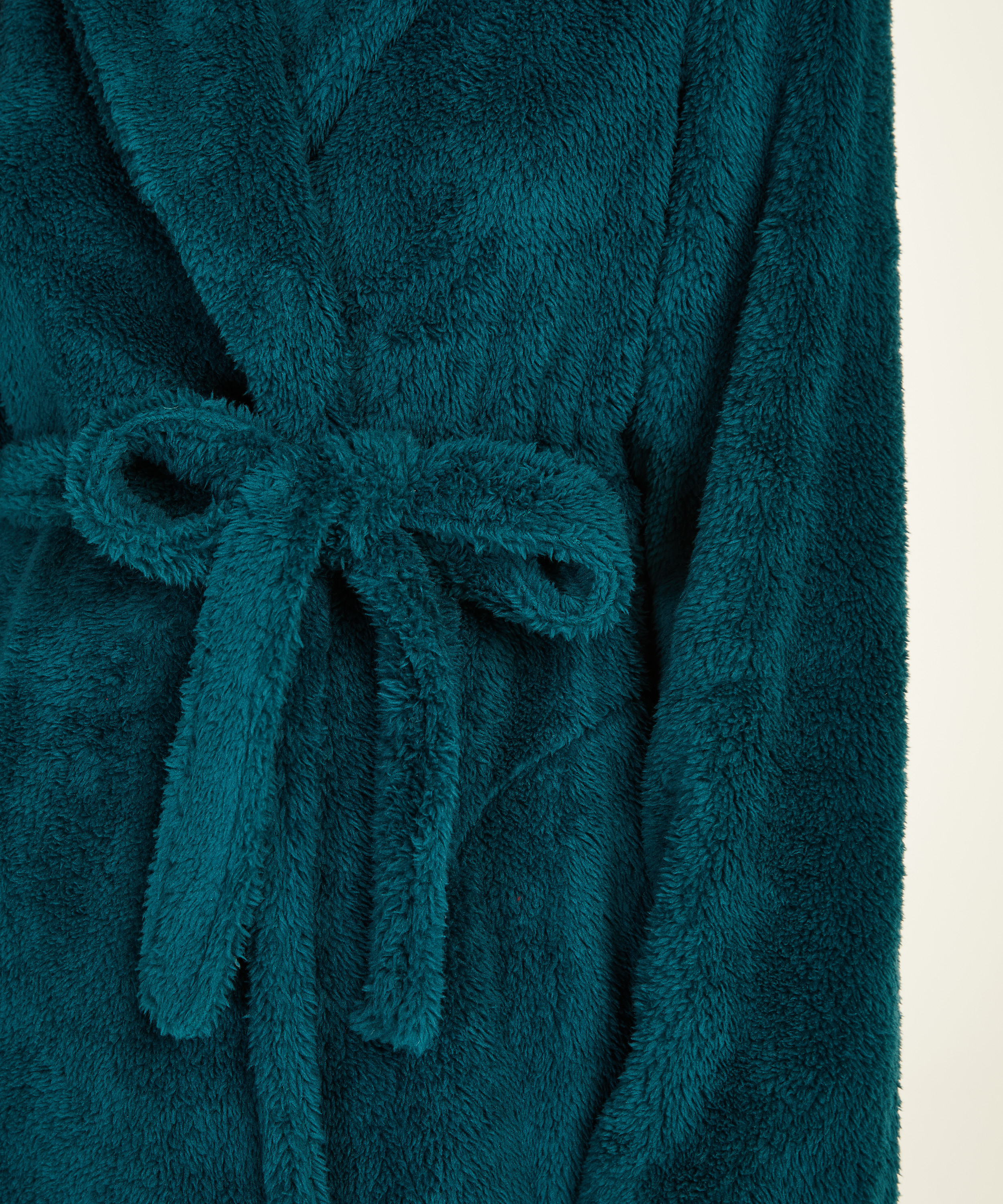 Bademantel Fleece, Blau, main