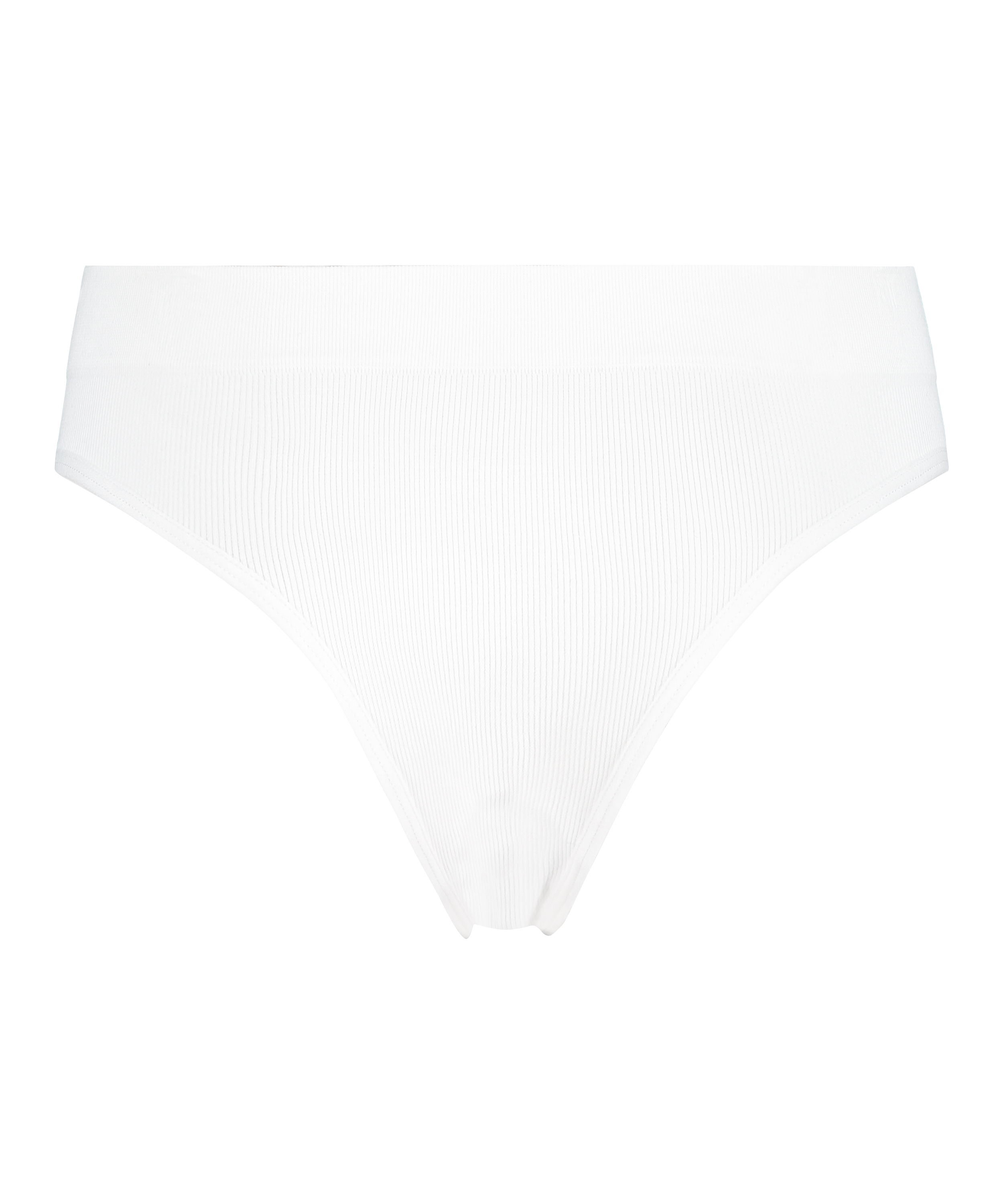 Slip br&eacute;silien &eacute;chancr&eacute; Bae, Blanc, main