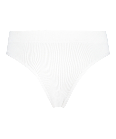 Slip br&eacute;silien &eacute;chancr&eacute; Bae, Blanc