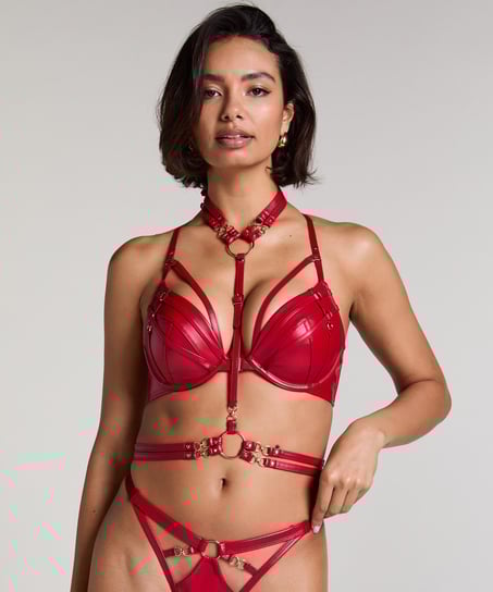 Private Kunstledergeschirr, Rot