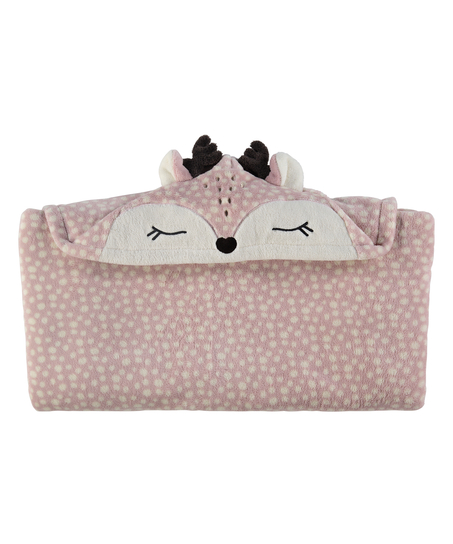 Plaid câlin Renne, Rose