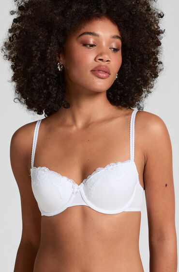 Hunkemöller Soutien-gorge à armatures préformé Secret Lace Blanc