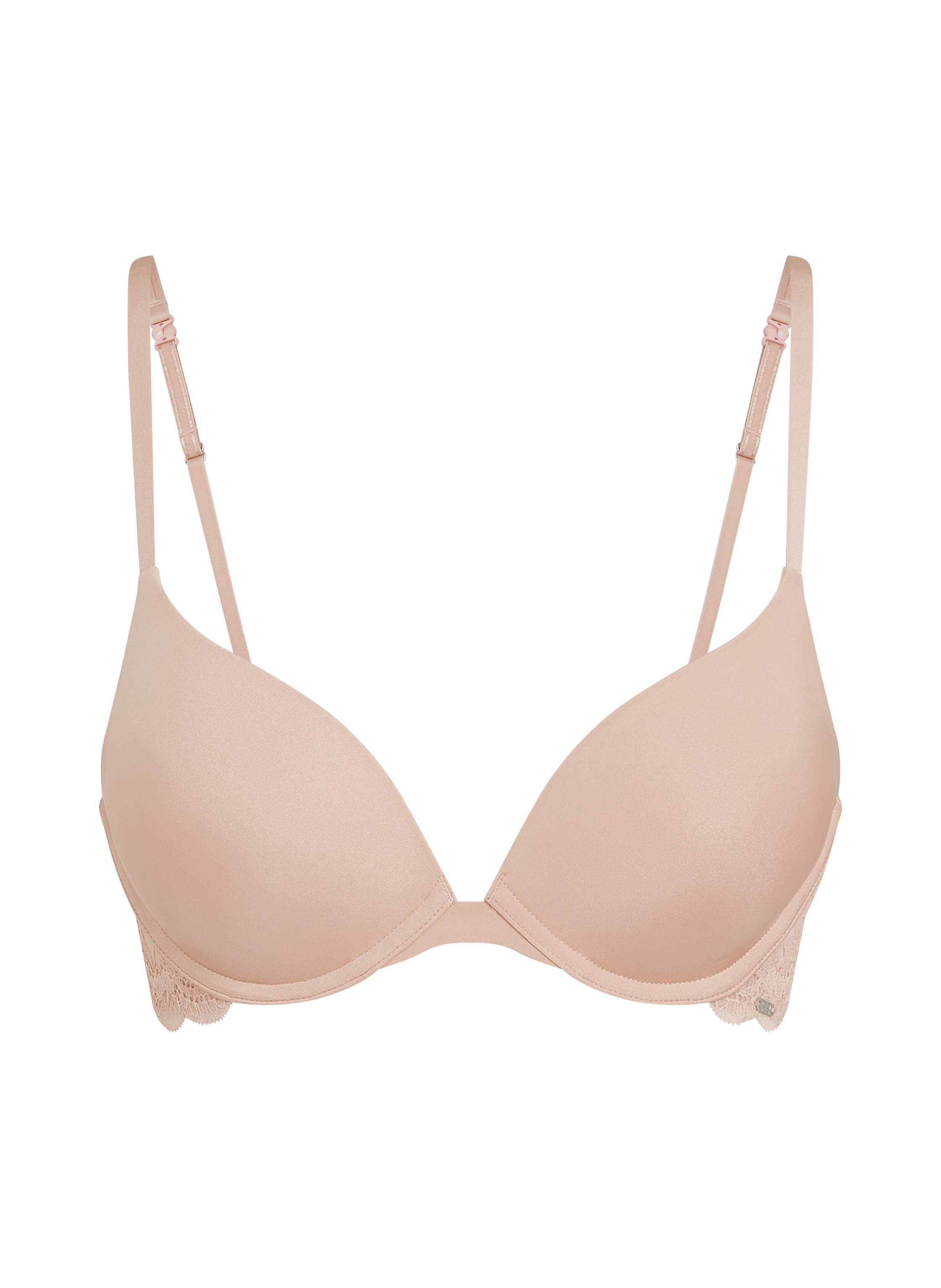 Soutien-gorge &agrave; armatures pr&eacute;form&eacute; push-up Angie, Beige, main