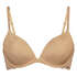 Soutien-gorge &agrave; armatures pr&eacute;form&eacute; push-up Angie, Beige