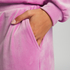 Pyjamahose aus Samt, Rose