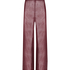 Strandhose aus offenem Strick, Rot