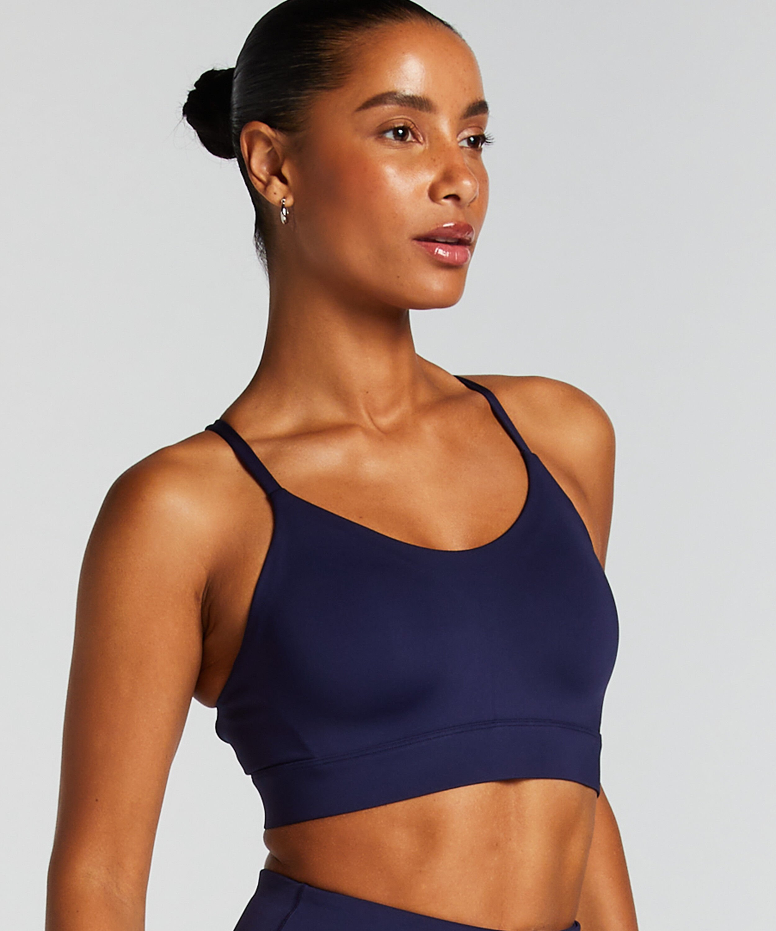 HKMX Brassière de sport de niveau 1, Bleu