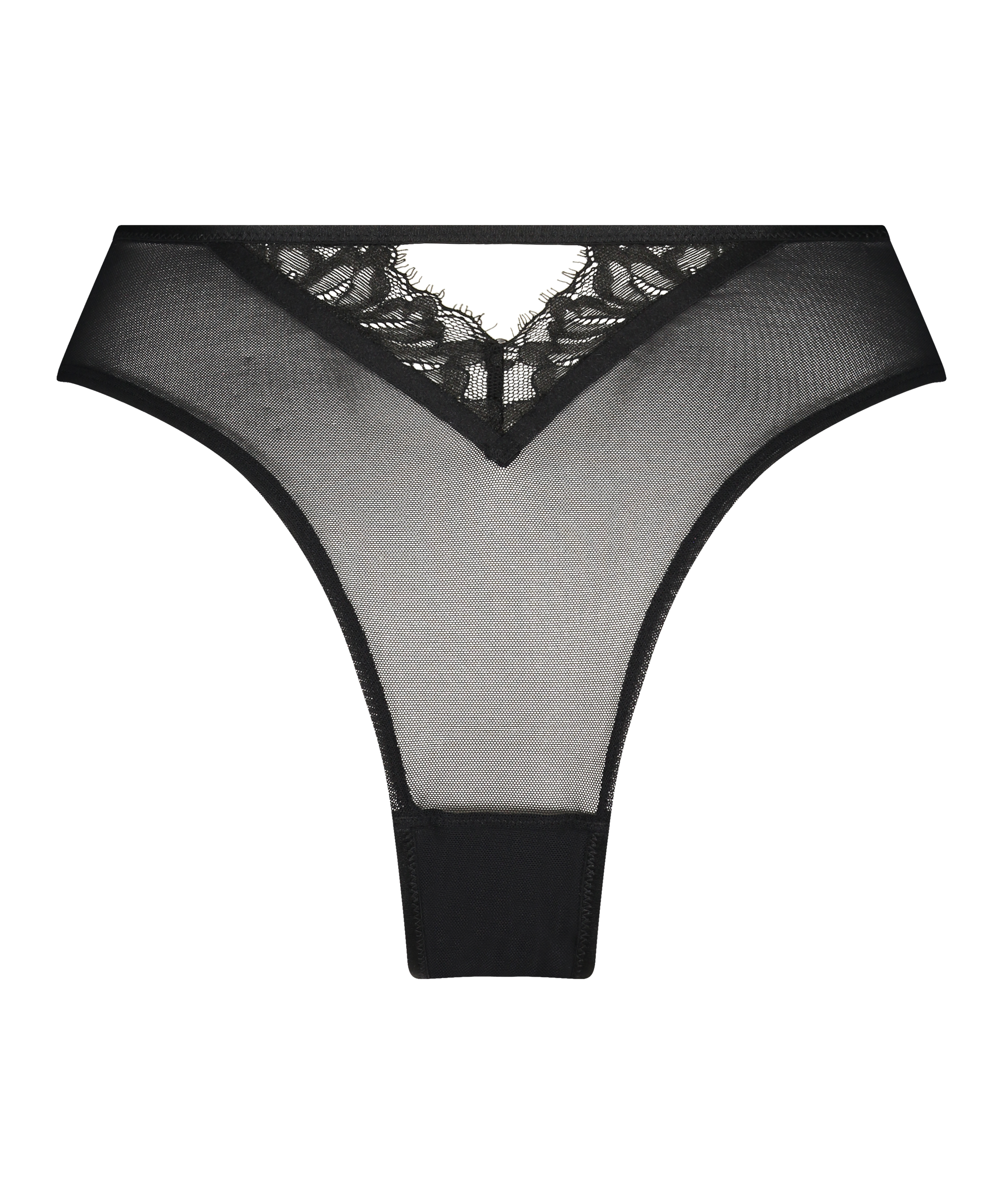 Slip brésilien Sarah, Noir, main