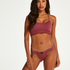 Nahtloser Bralette Marine, Rot