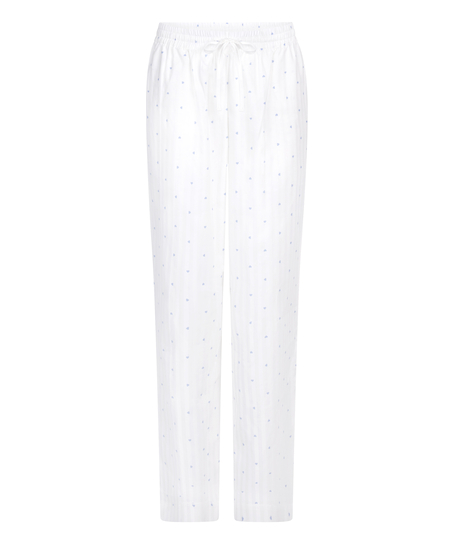 Pantalon de pyjama Jacquard Hearts, Bleu