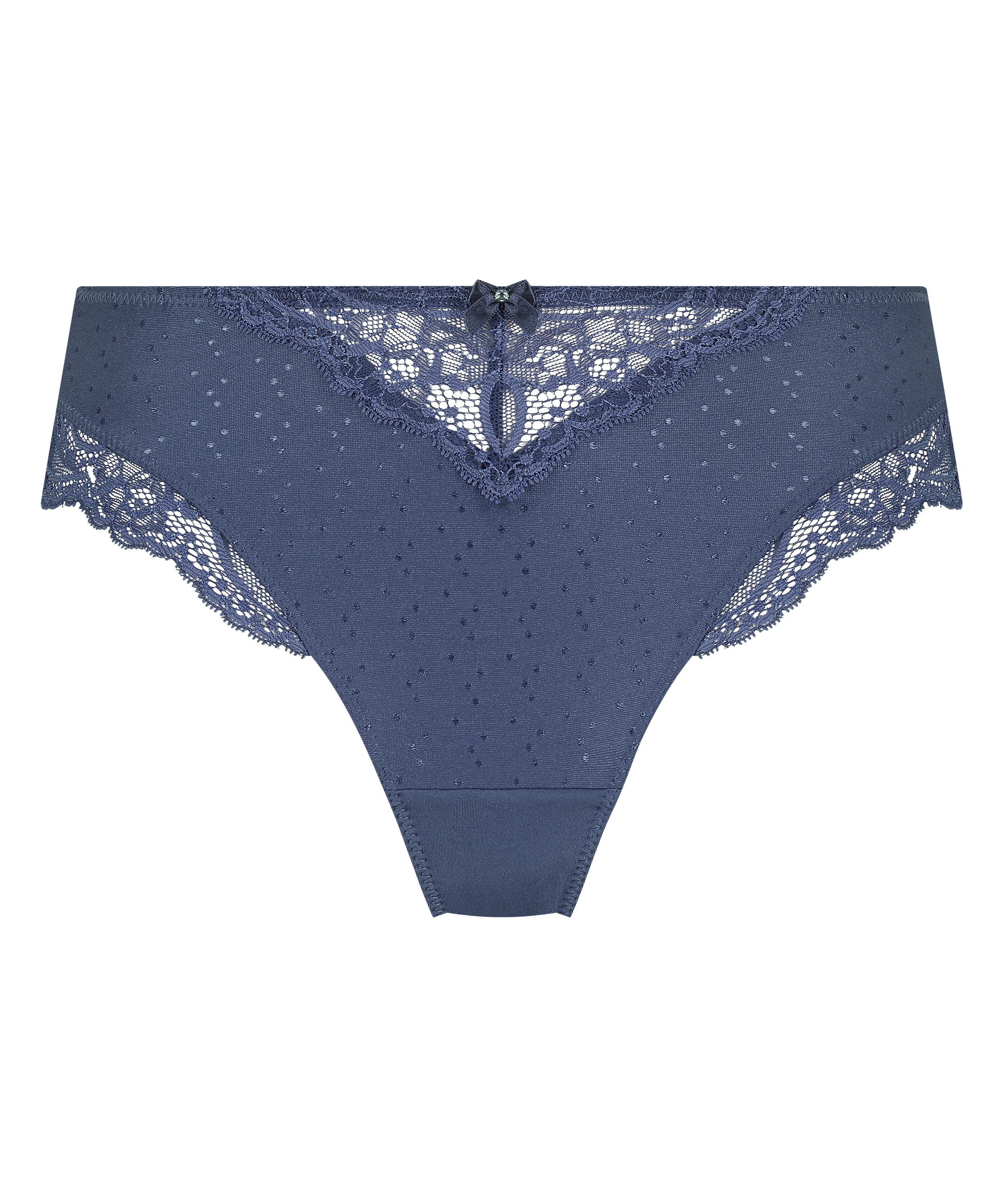 Slip taille haute Sophie, Bleu, main