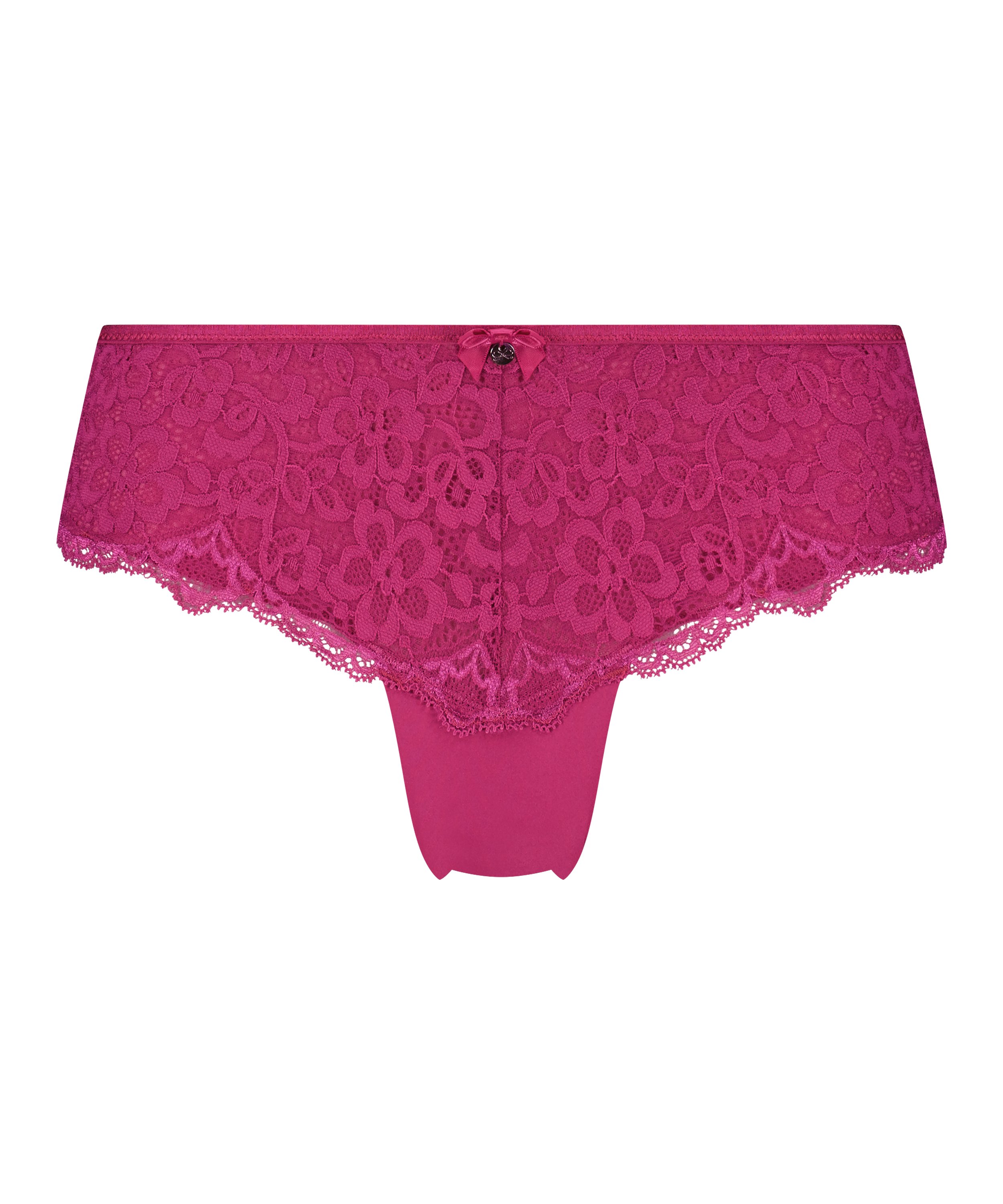 Slip brésilien Marine, Rose, main