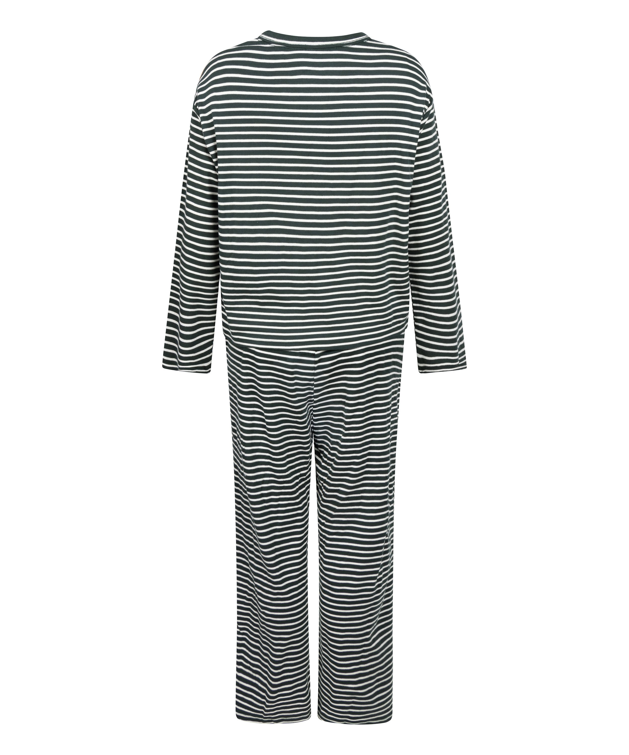 Pyjama en jersey de coton, Vert, main