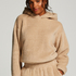 Sweat à Capuche polaire Snuggle, Beige