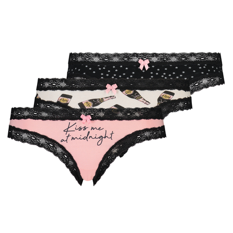 3er Pack Brazilians Classics, Schwarz