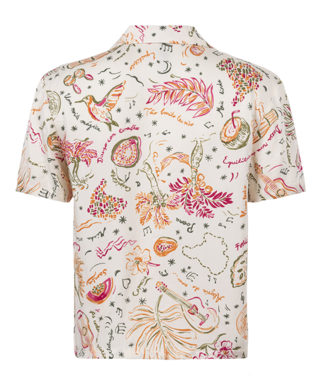 Veste en satin, Blanc