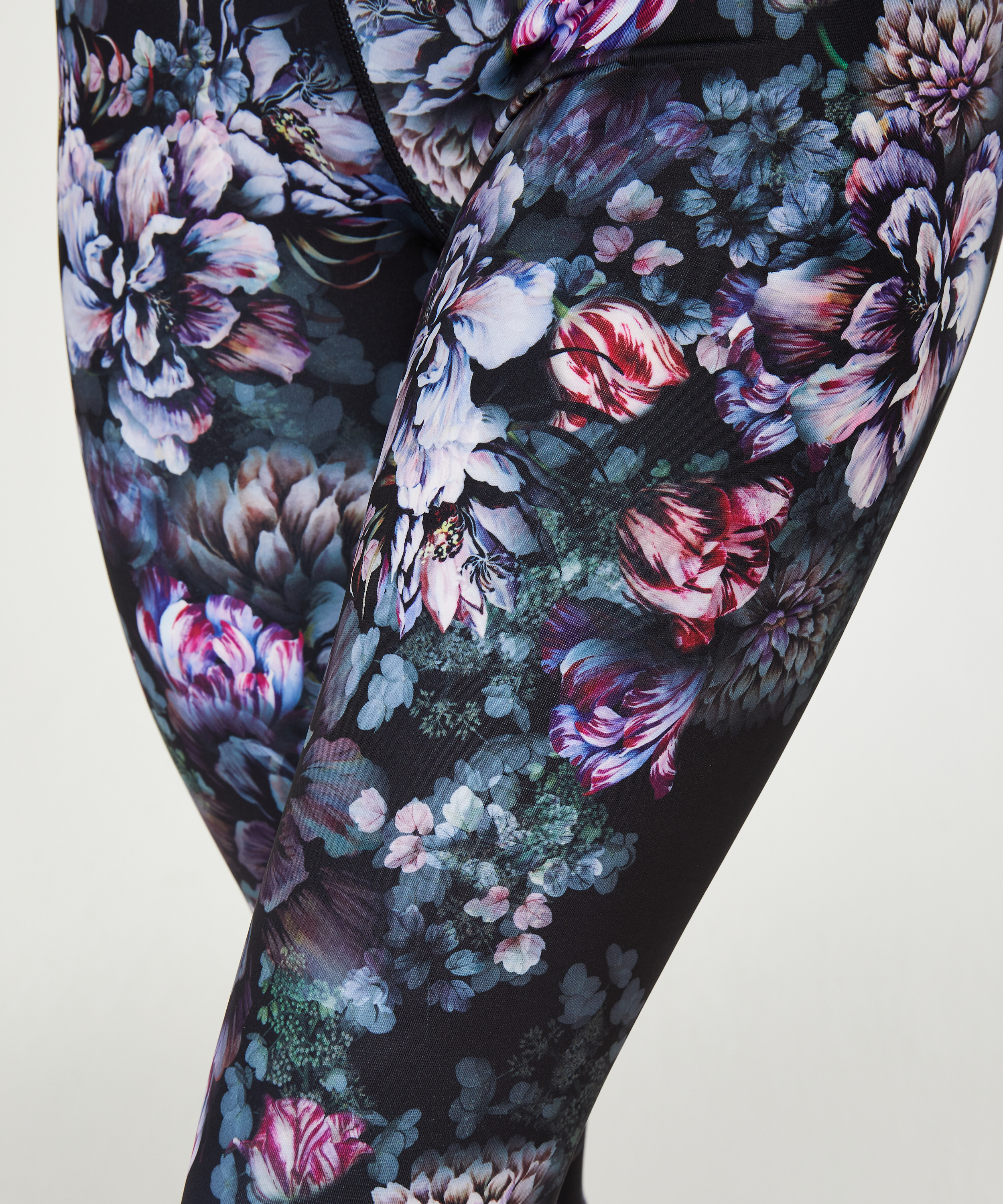 Legging de sport taille haute HKMX Flower, Noir, main