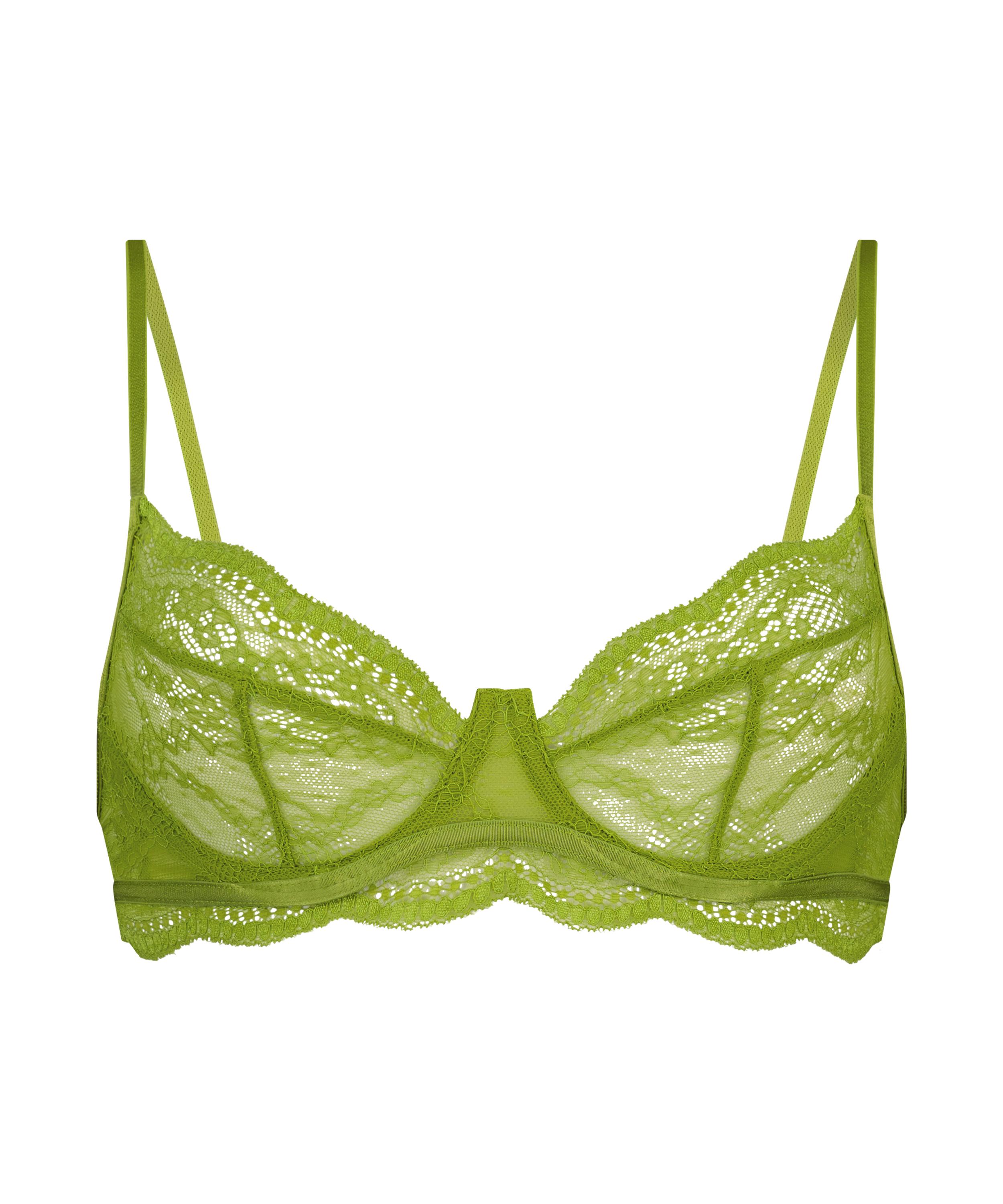 Soutien-gorge non-rembourré à armatures Isabelle, Vert, main