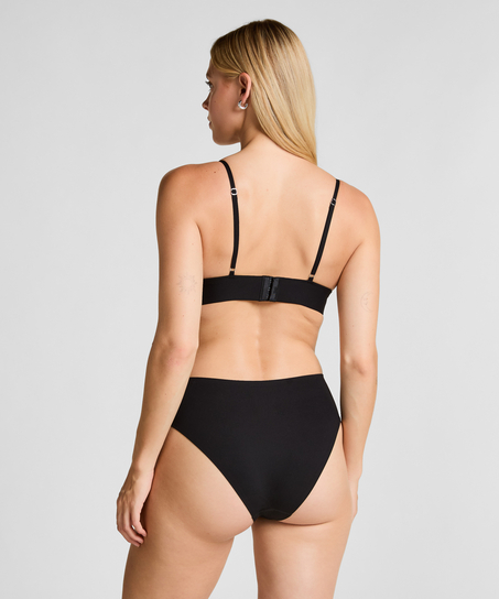 Triangle Brassière Smooth, Noir