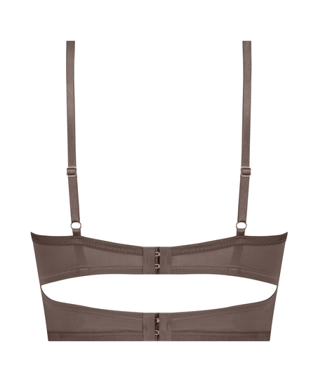 Soutien-gorge à armatures préformé longline Arabella, Marron