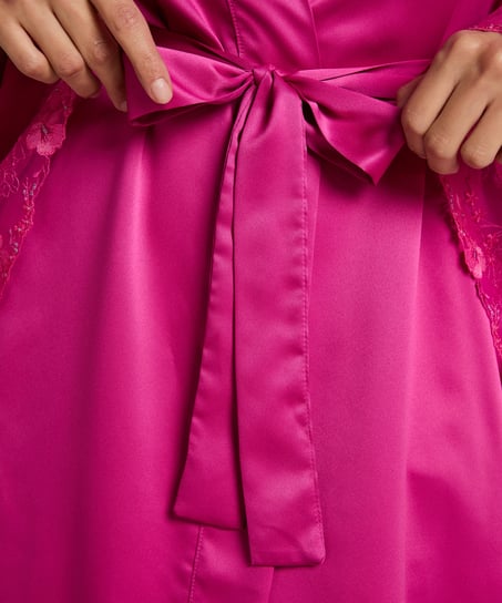 Peonie Kimono Satin, Rose