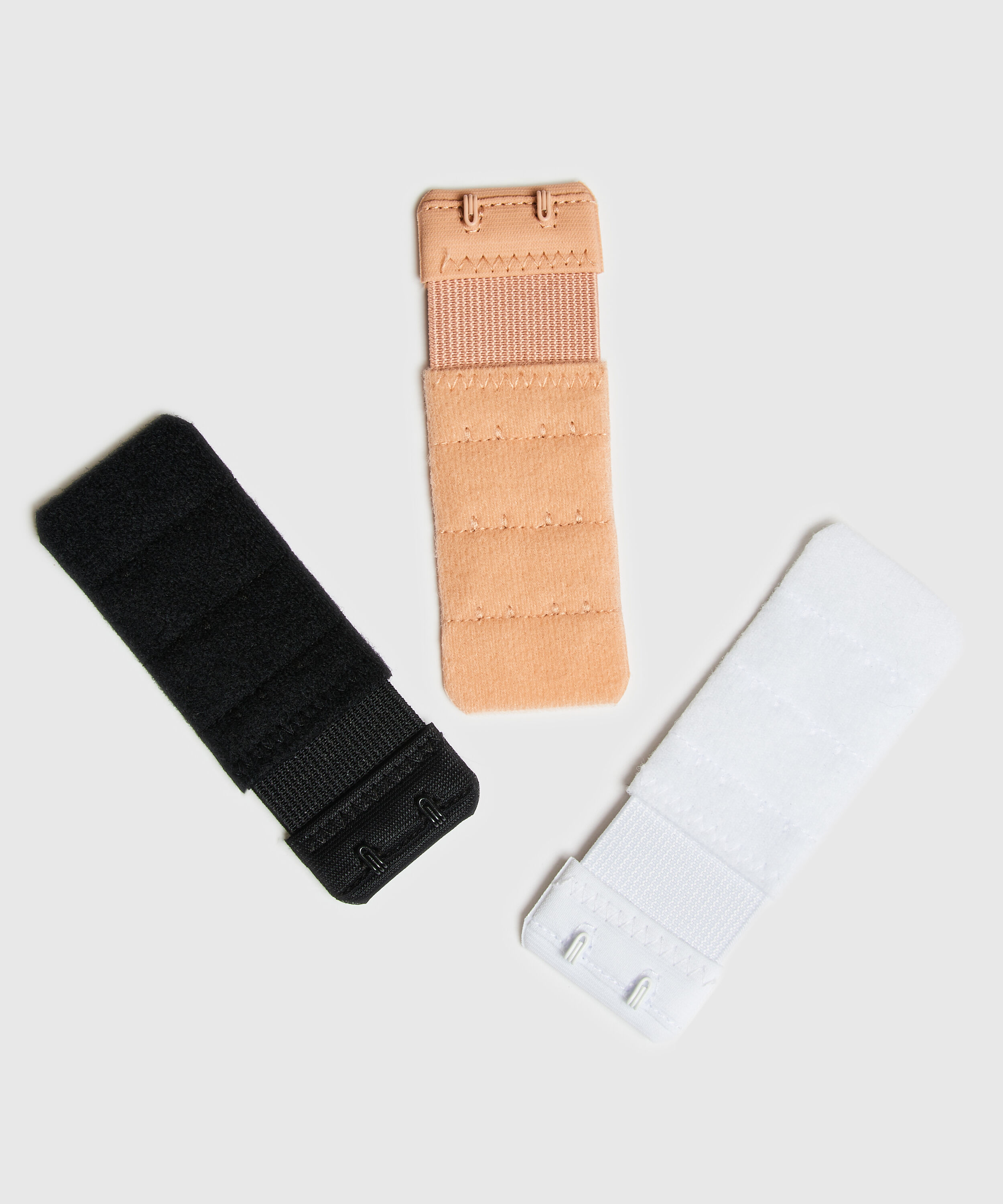 3er-Pack BH-Verl&auml;ngerungen, Wei&szlig;