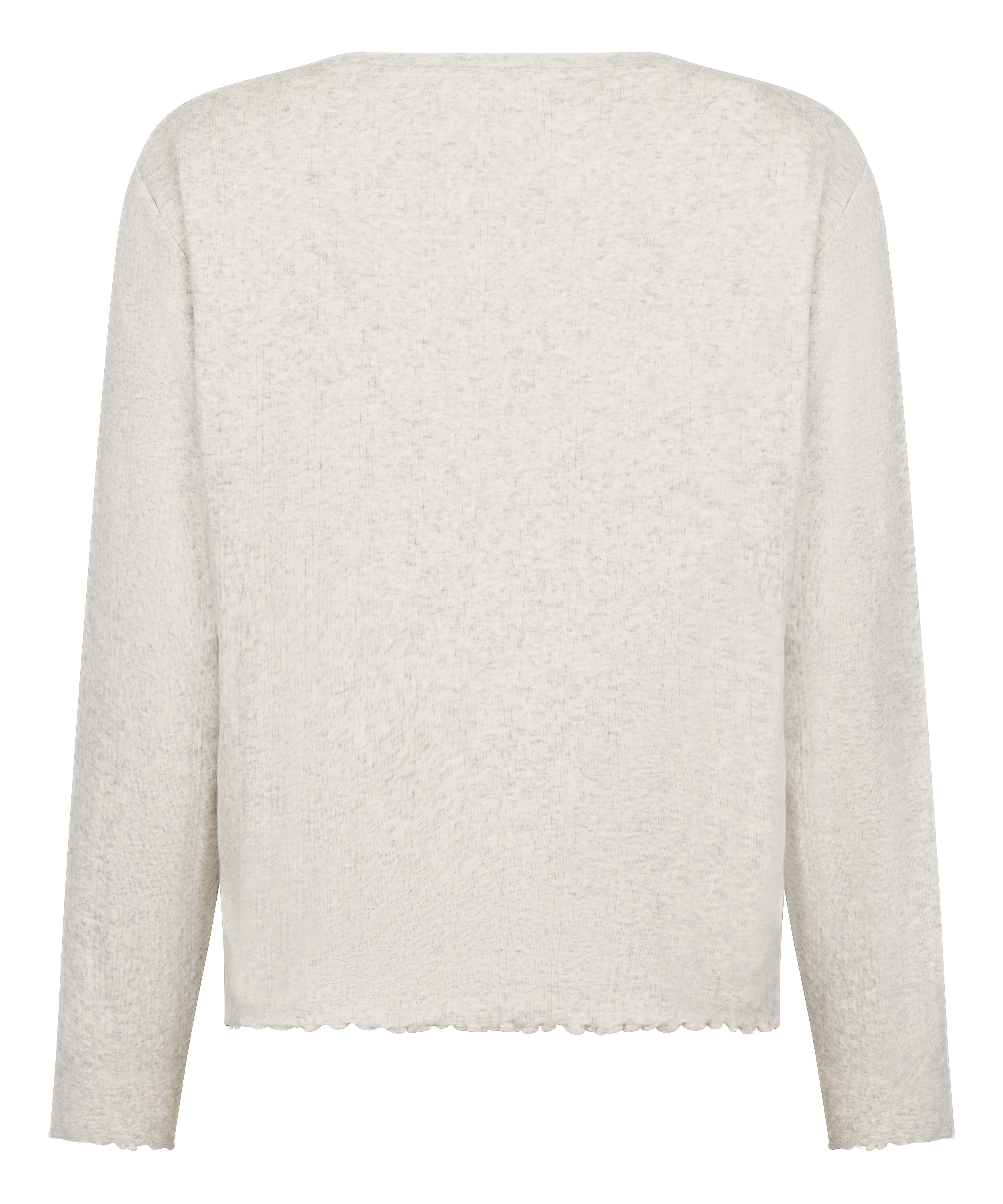 Pyjama Top Loose Pointelle, Grau, main