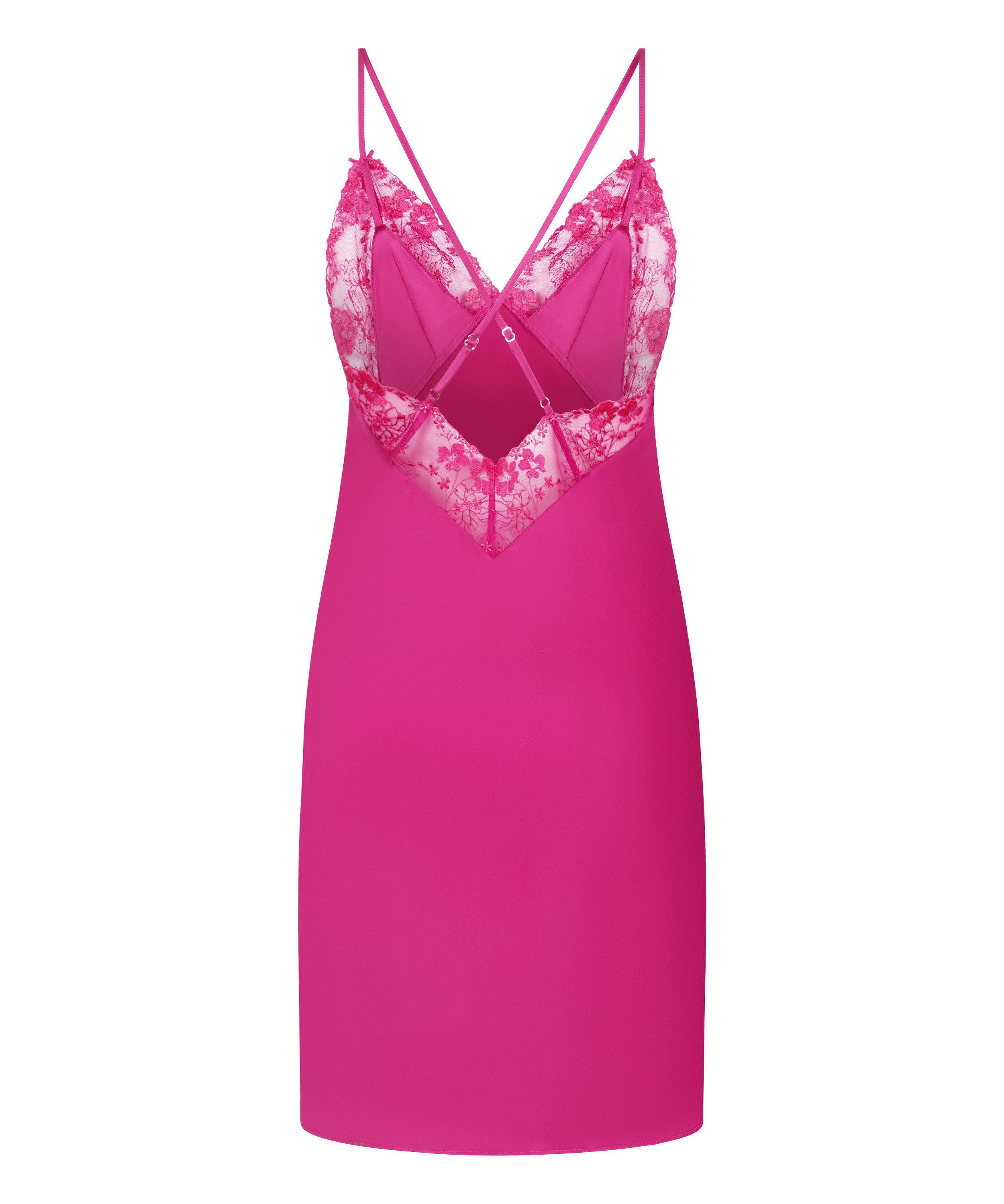 Peonie Slipdress Satin, Rose, main