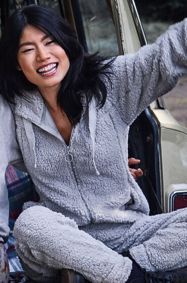 Hunkemöller Onésie Cloud Polaire Gris