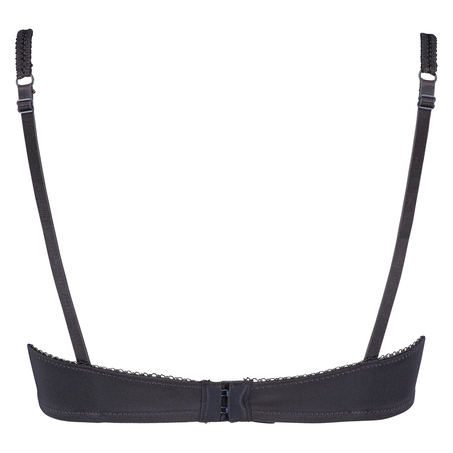 Vorgeformter Bügel-BH, Secret Lace, Kontrast, Grau