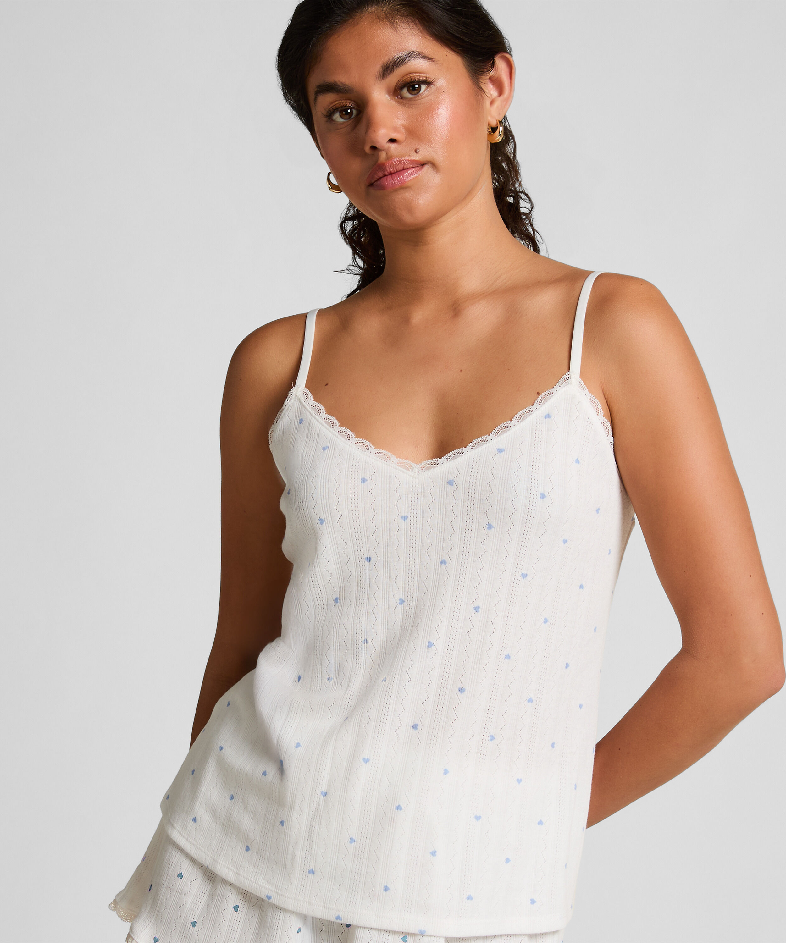 Top Cami Lace, Blau Top Cami Lace, Blau