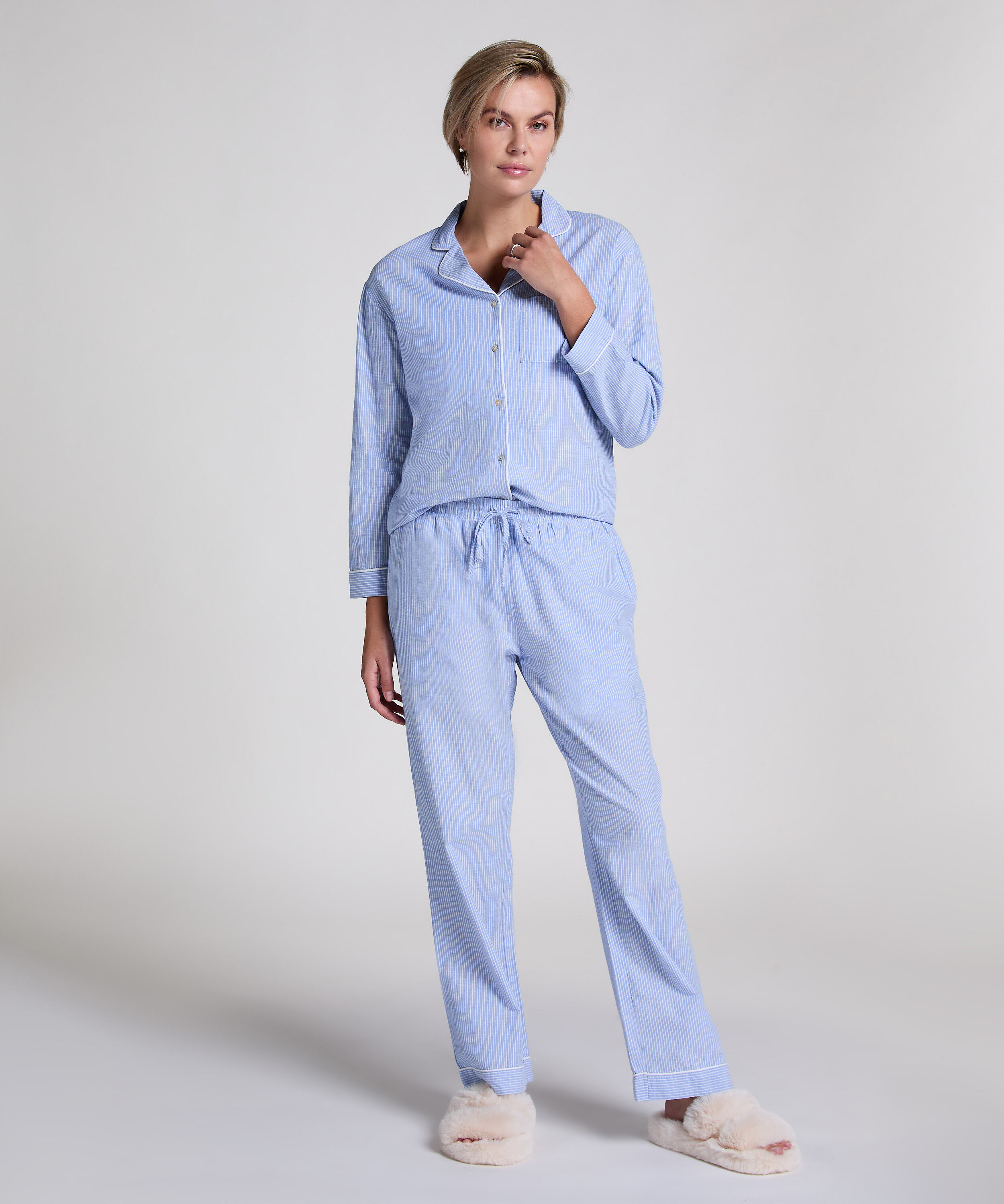 Petite Pyjamahose Baumwolle, Blau