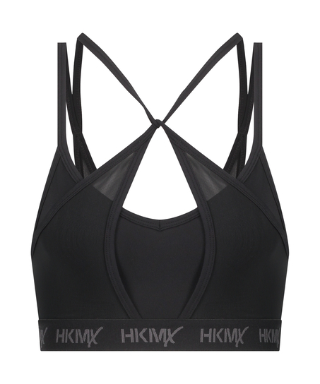 HKMX Sport-BH The Twist, Schwarz