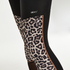 HKMX High Sports Sportlegging Leopard, Grau