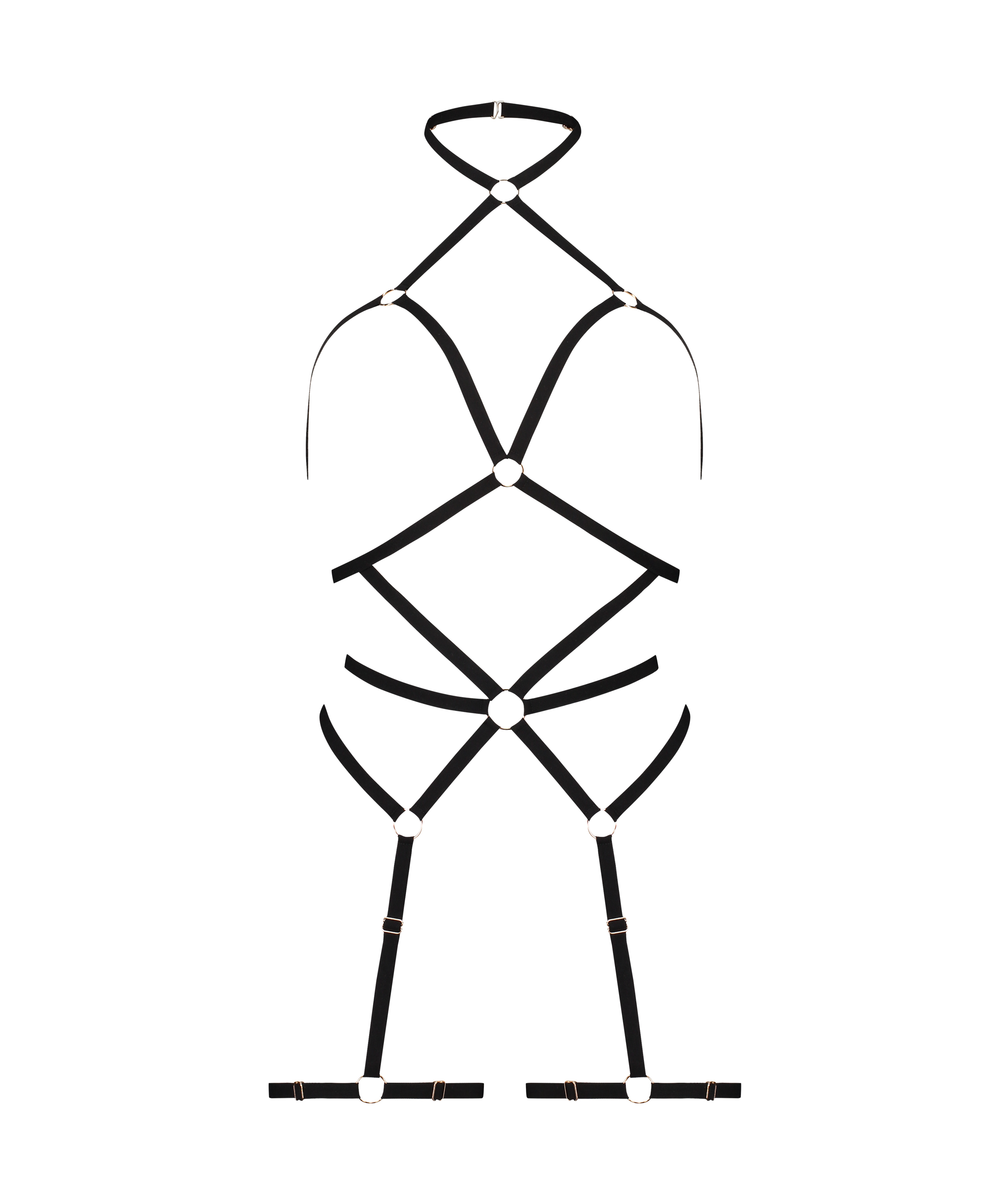 Private Strapsgürtel, Schwarz, main