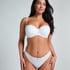 Soutien-gorge à armatures préformé Marine, Blanc