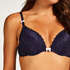 Soutien-gorge &agrave; armatures pr&eacute;form&eacute; push-up Maya, Bleu