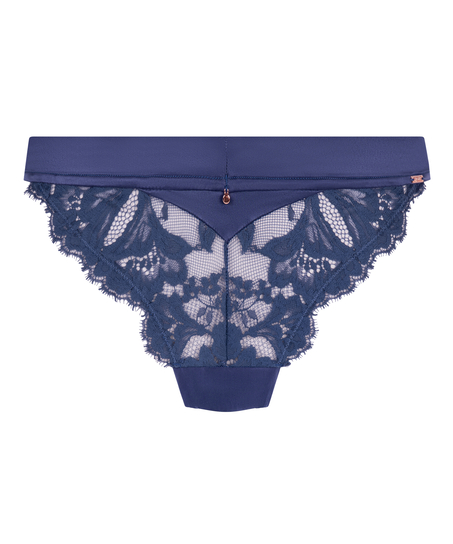 String jambe haute Grace, Bleu
