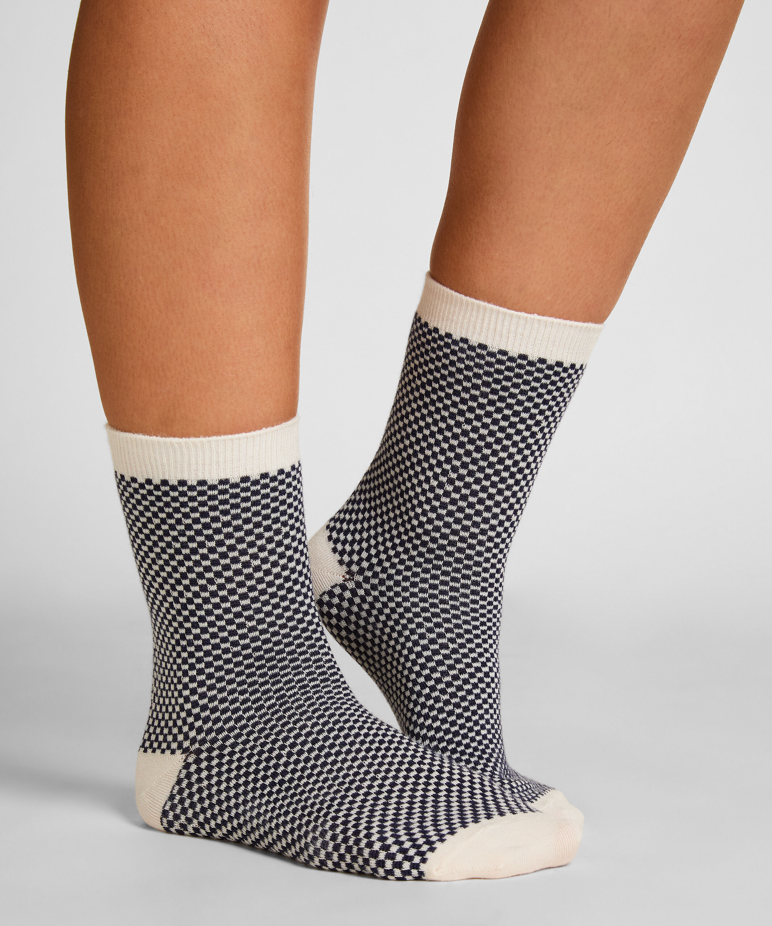 Chaussettes courtes en modal, Bleu Chaussettes courtes en modal, Bleu