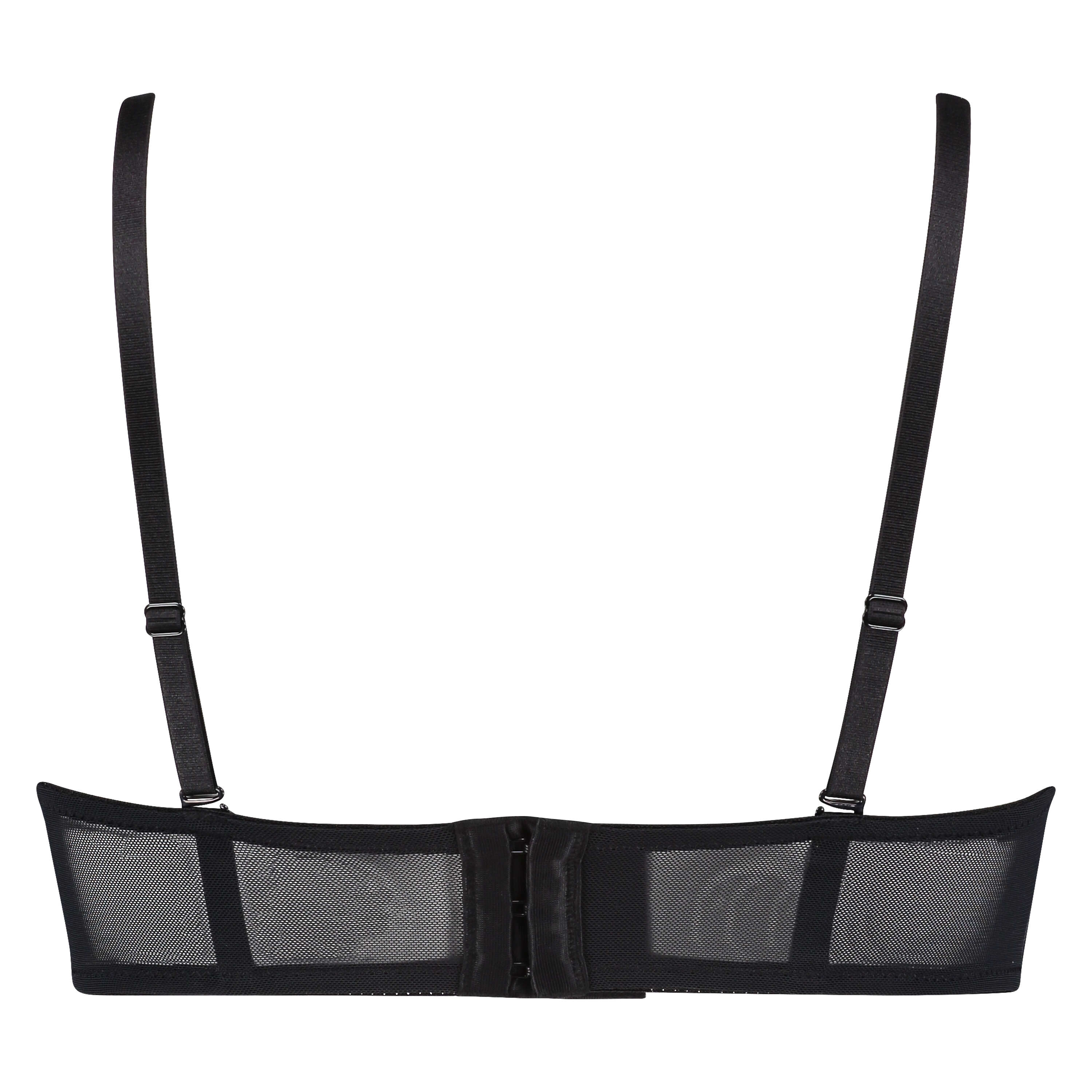 Soutien-gorge &agrave; armatures pr&eacute;form&eacute; sans bretelles Maya, Noir, main