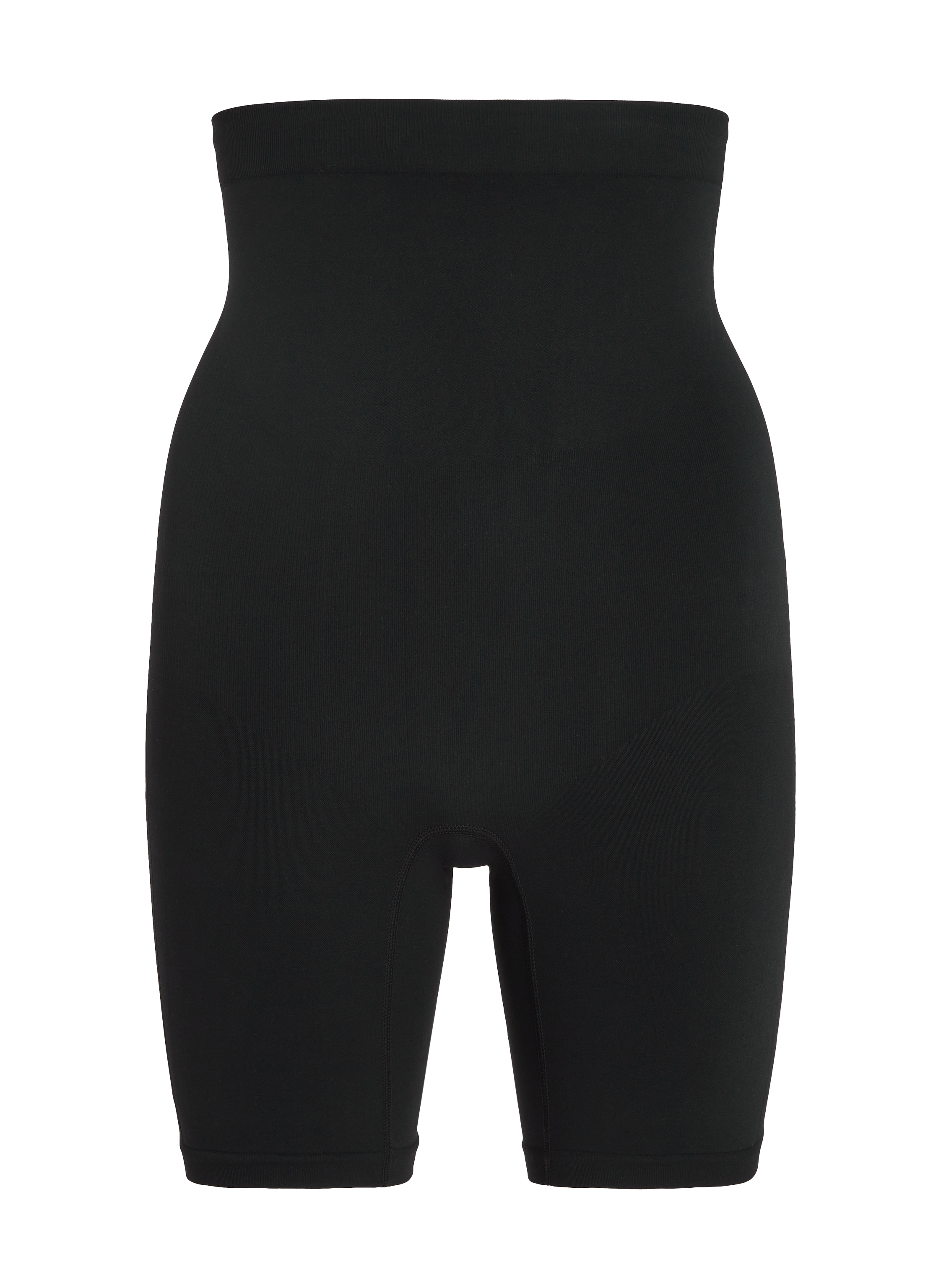 Nahtloser korrigierender Thigh Slimmer, Schwarz, main