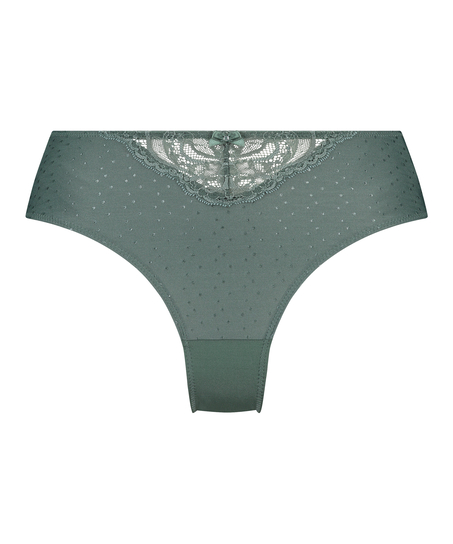 Slip taille haute Sophie, Vert