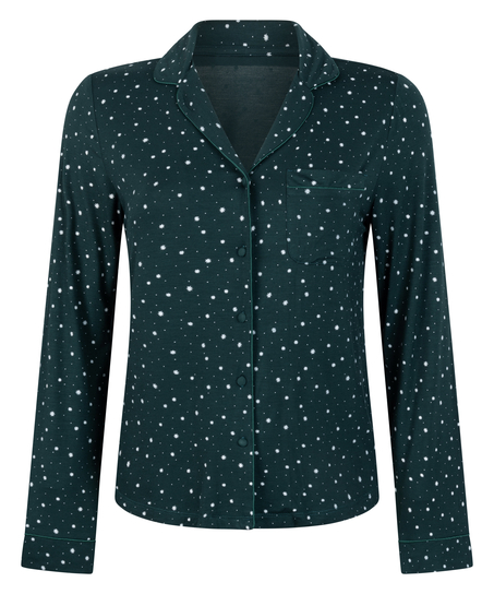 Langärmelige Jersey-Jacke Essential, Grün